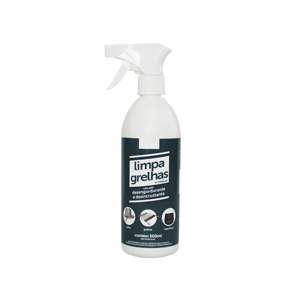 Limpa Grelhas Chapas Fogão Coifas Espetos 500ml Desengordurante e Desincrustante