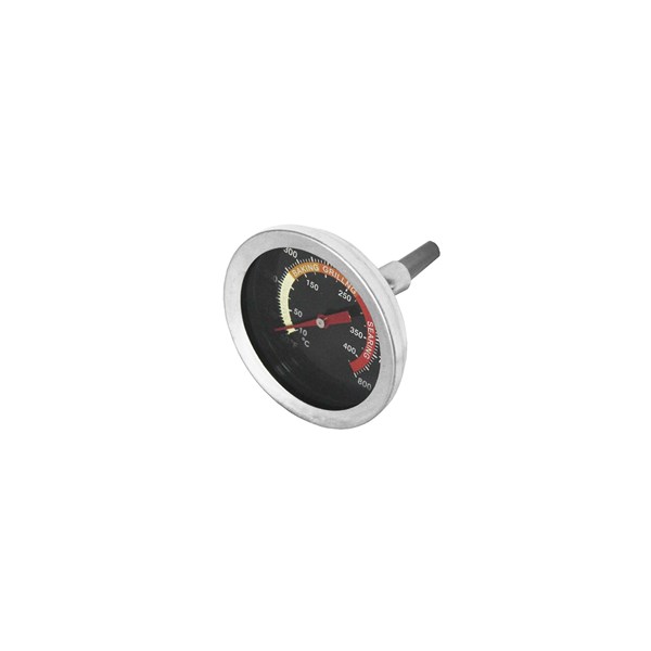 Termômetro Analógico Visor 2 Polegadas 10-400°C Haste 40mm Inox