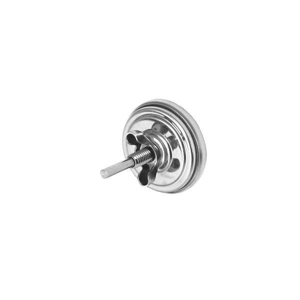 Termômetro Analógico Visor 2 Polegadas 10-400°C Haste 40mm Inox