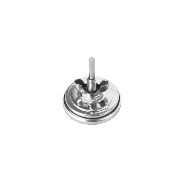 Termômetro Analógico Visor 2 Polegadas 10-400°C Haste 40mm Inox