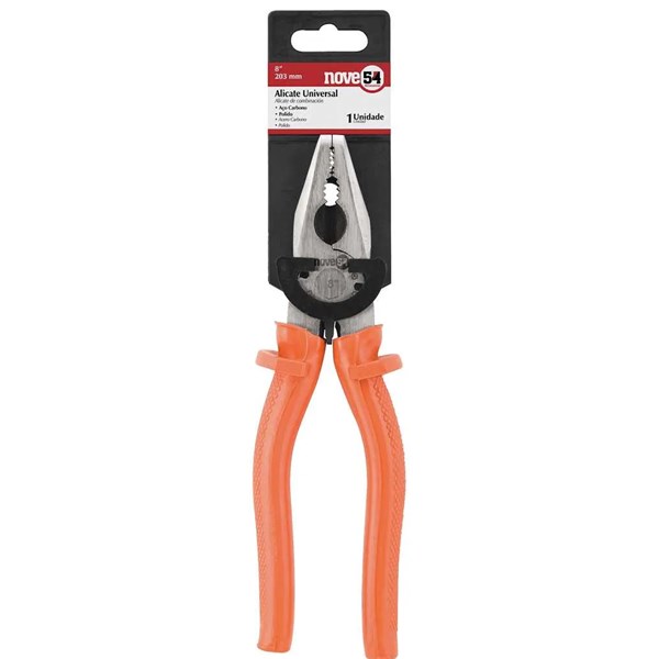 ALICATE UNIVERSAL 8 H.DUTY POLIDO NOVE54