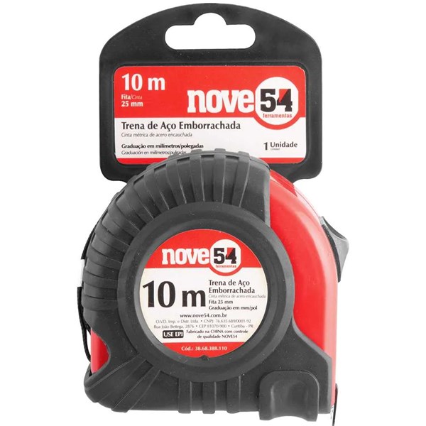 TRENA AÇO EMBORRACHADA NOVE54 10MT