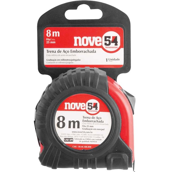 TRENA AÇO EMBORRACHADA NOVE54 8MT