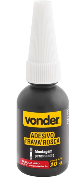 Adesivo trava rosca, alto torque, com 10 g, ATAV 771 VONDER