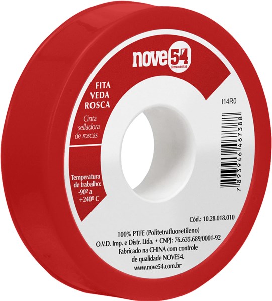 Fita veda-rosca 18 mm x 10 m NOVE54