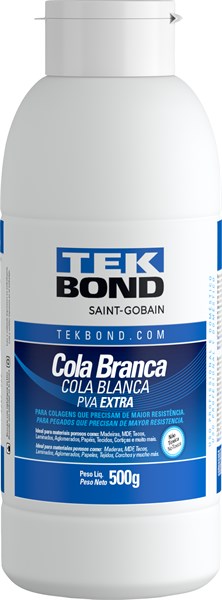 Cola branca extra, 500 g, Tekbond