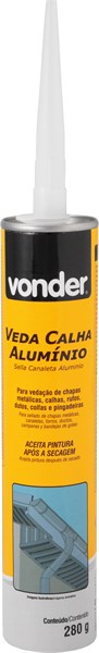VEDA CALHA ALUMINIO 280G  VONDER
