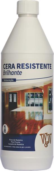 W&W CERA RESISTENTE PISO MADEIRA BRILHANTE 1 L