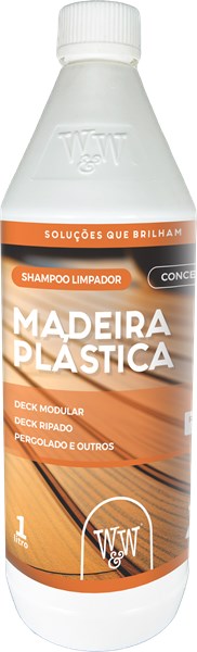 W&W SHAMPOO LIMPADOR MADEIRA PLASTICA 1 L