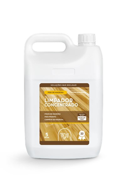 W&W LIMPADOR CONCENTRADO PARA PISOS DE MADEIRAS 5 L