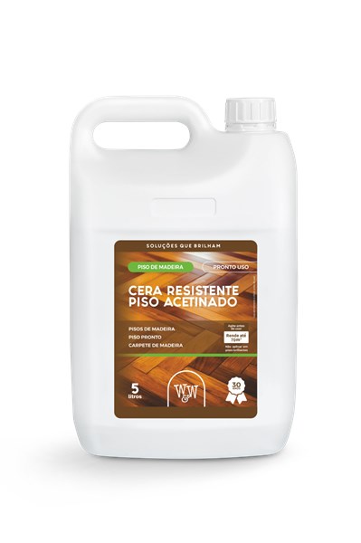 W&W CERA RESISTENTE PISO MADEIRA ACETINADA 5 L