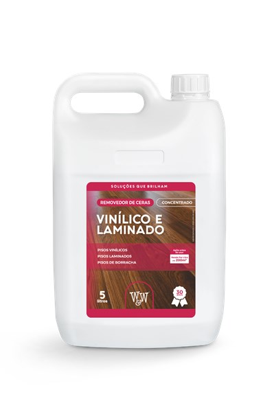 W&W REMOVEDOR DE CERAS PISO LAMINADOS E VINILICOS CONCENTRADO 5 L