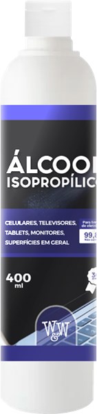 W&W ALCOOL ISOPROPILICO 99,8% 400ML