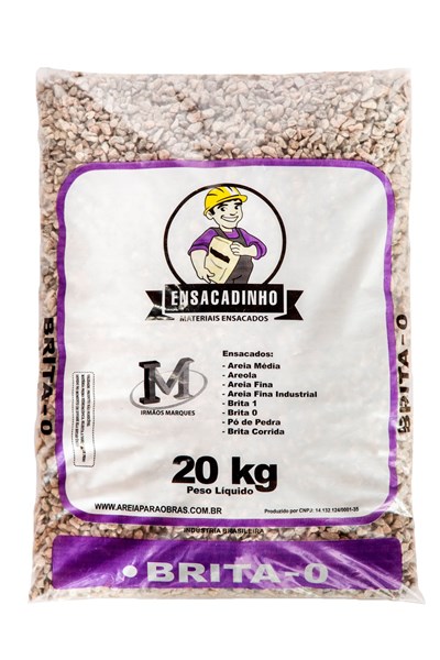 po de pedra em saco de 20kg
