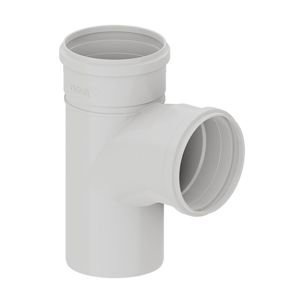 TEE 75mm x 50mm Esgoto Tigre