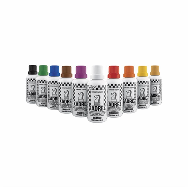 Corante Liquido XADREZ Preto 50ml