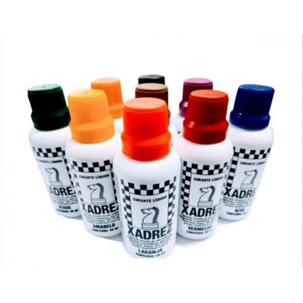 Corante Liq XADREZ Vermelho 50ml