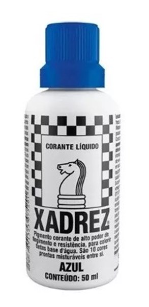 Corante Liquido XADREZ Azul 50ml