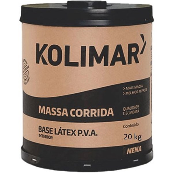 Massa Corrida PVA Barrica 20KG Kolimar