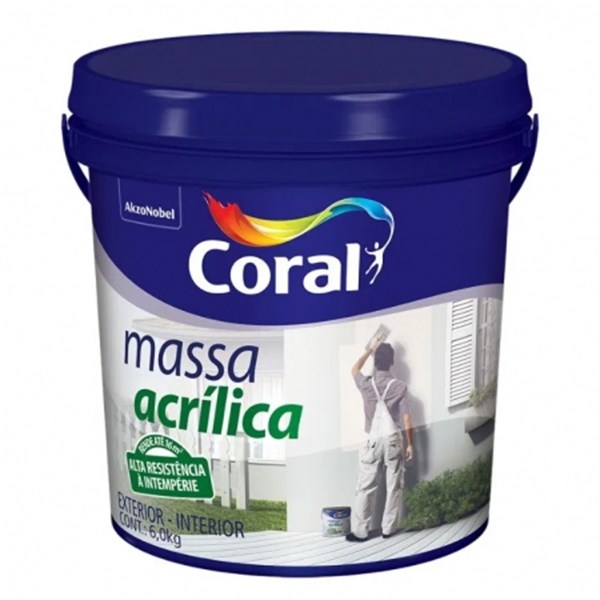 Massa Acrilica GL 5,7KG CORAL