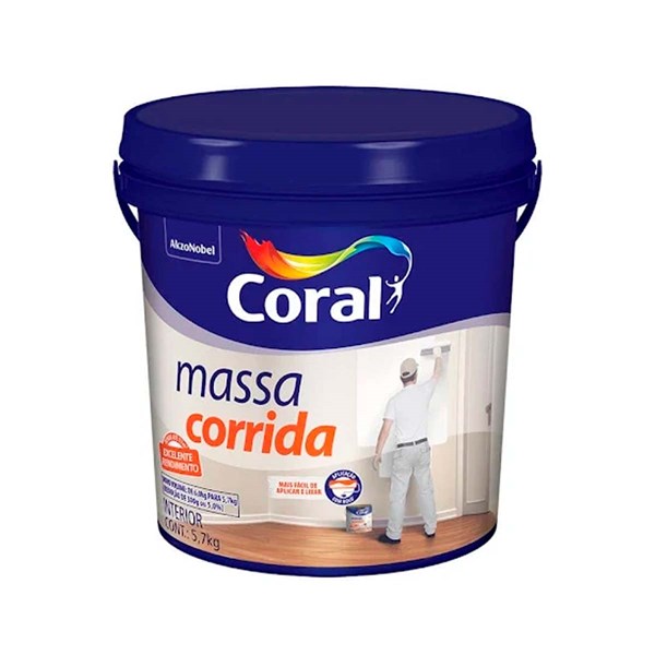 Massa Corrida PVA GL 5,7Kg 3,6LT Coral
