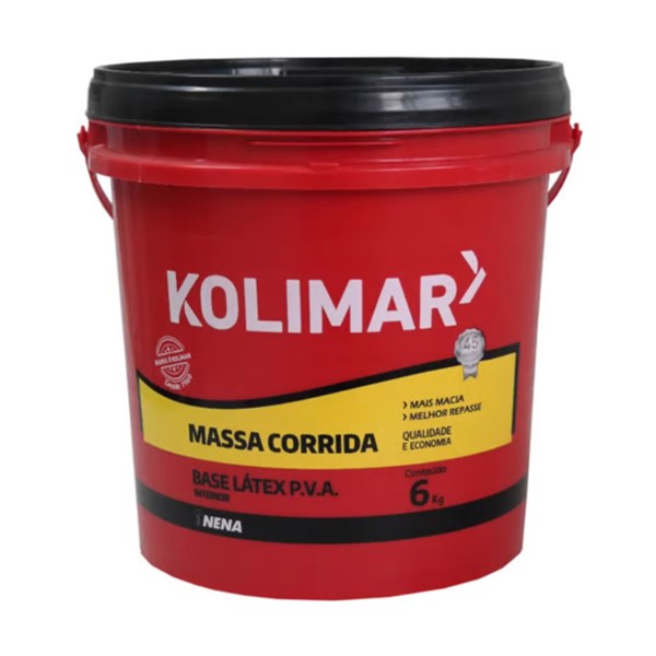 Massa Corrida PVA GL 6kg Kolimar