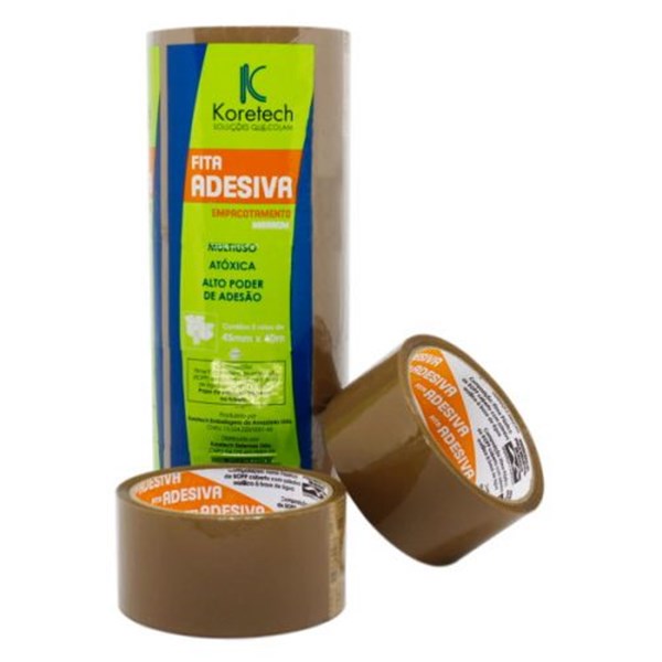 Fita Adesiva Emba Marrom 45mm X 40m KORETECH