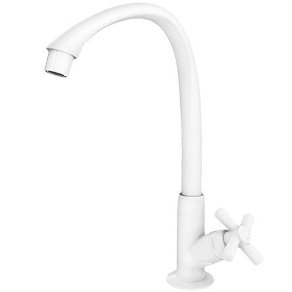 Torneira Coz Mesa Movel ABS Branca Tigre 464