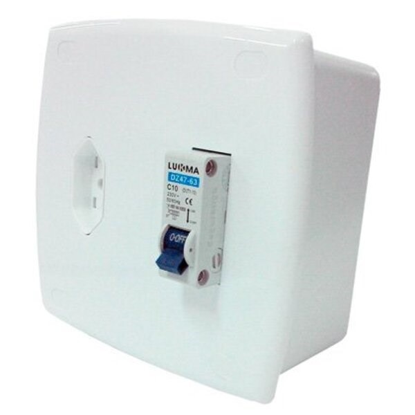 Quadro Distr Tom 20A+Disj 25A Int Branca ILUMI