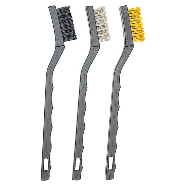 JG Escova de Aço 3 Pçs c/ cb PVC MTX