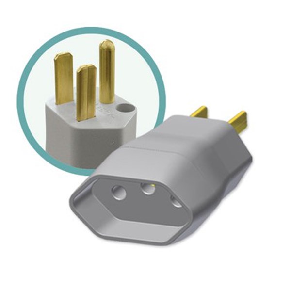 Pino Adaptador ABNT p/Antiga 15A ILUMI 1222