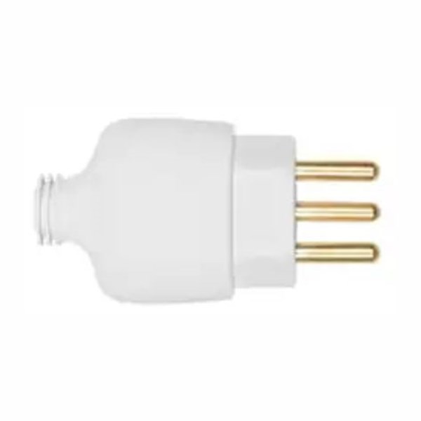 Pino Macho abnt 20A branco robusto ILUMI14360