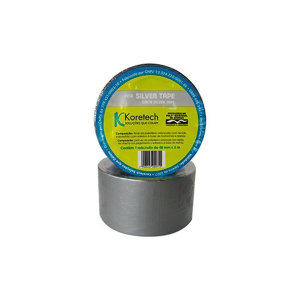 Fita Adesiva Silver Tape 48mm X 5M KORETECH