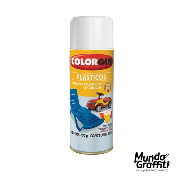 COLORGIN Spray Branco Brilho 350ml ONU 1950