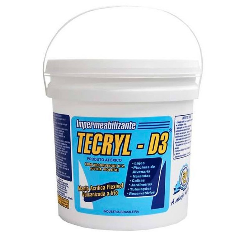 TECRYL D3 Branco Balde 12KG