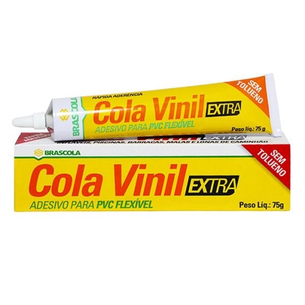 Cola Vinil p/ pvc flex BRASCOLA extra 75G