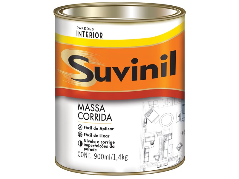 Massa Corrida PVA GL 5,7kg Suvinil