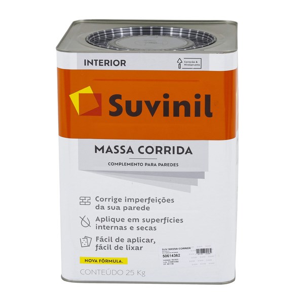 Massa Corrida PVA Lata 25KG Suvinil