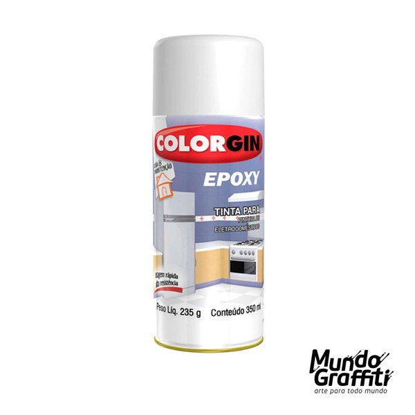 COLORGIN Spray Branco Fosco 350ML ONU 1950