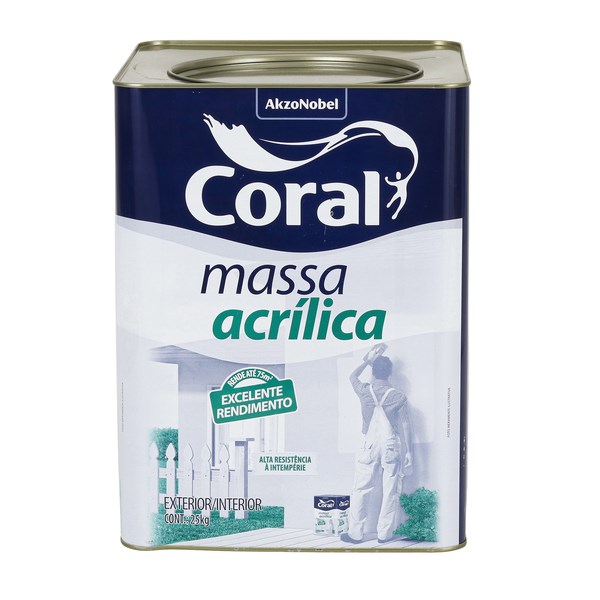Massa Acrilica 25KG CORAL