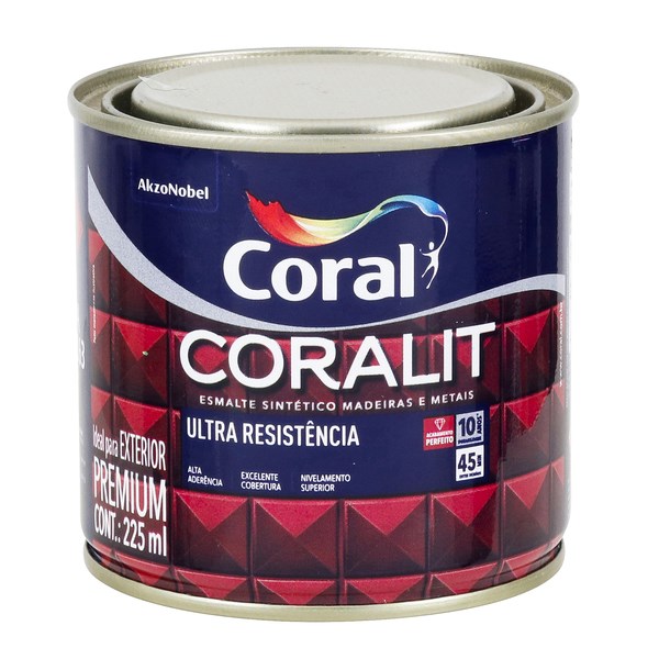 Esmalte Sintetico Amarelo Brilho 225ML Coralit