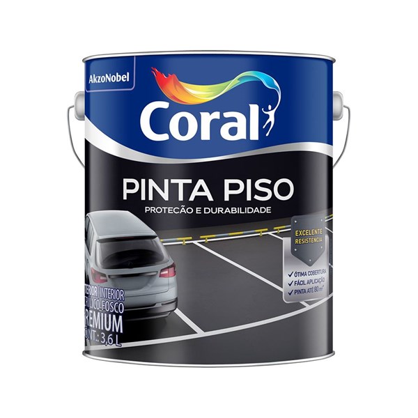 Tinta Pinta Piso Amarelo 3,6L Coral