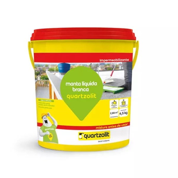Manta Liquida Branca GL 4,5KG QUARTZOLIT