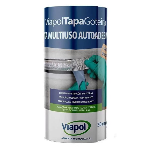 Manta Adesiva Tapa Goteira 30cm (metro) VIAPOL