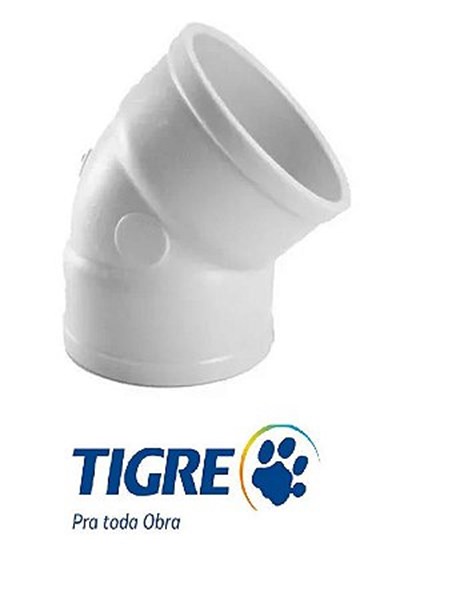 Joelho 45 Esgoto 40mm Tigre