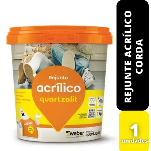 Rejunte Acrilico Branco QUARTZOLIT 1kg