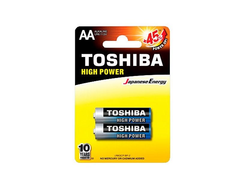Pilha Alcalina AAA 1,5V unidade TOSHIBA