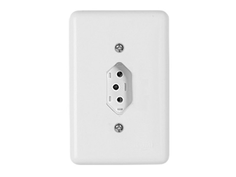 Tomada ABNT 10A 1S 4 X 2 Styllus Br ILUMI