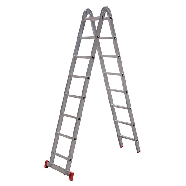 Escada Aluminio Extensiva 8 x 2 Degraus BOTAFOGO