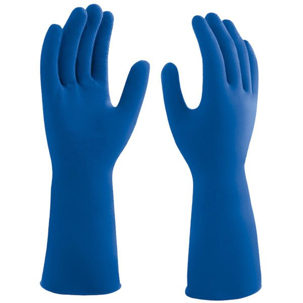 Luva Latex Azul Media MUCAMBO